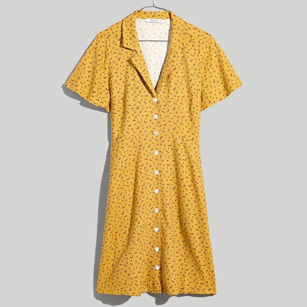 Madewell NWT Kacie Mini Shirtdress in Bitsy Bouquet